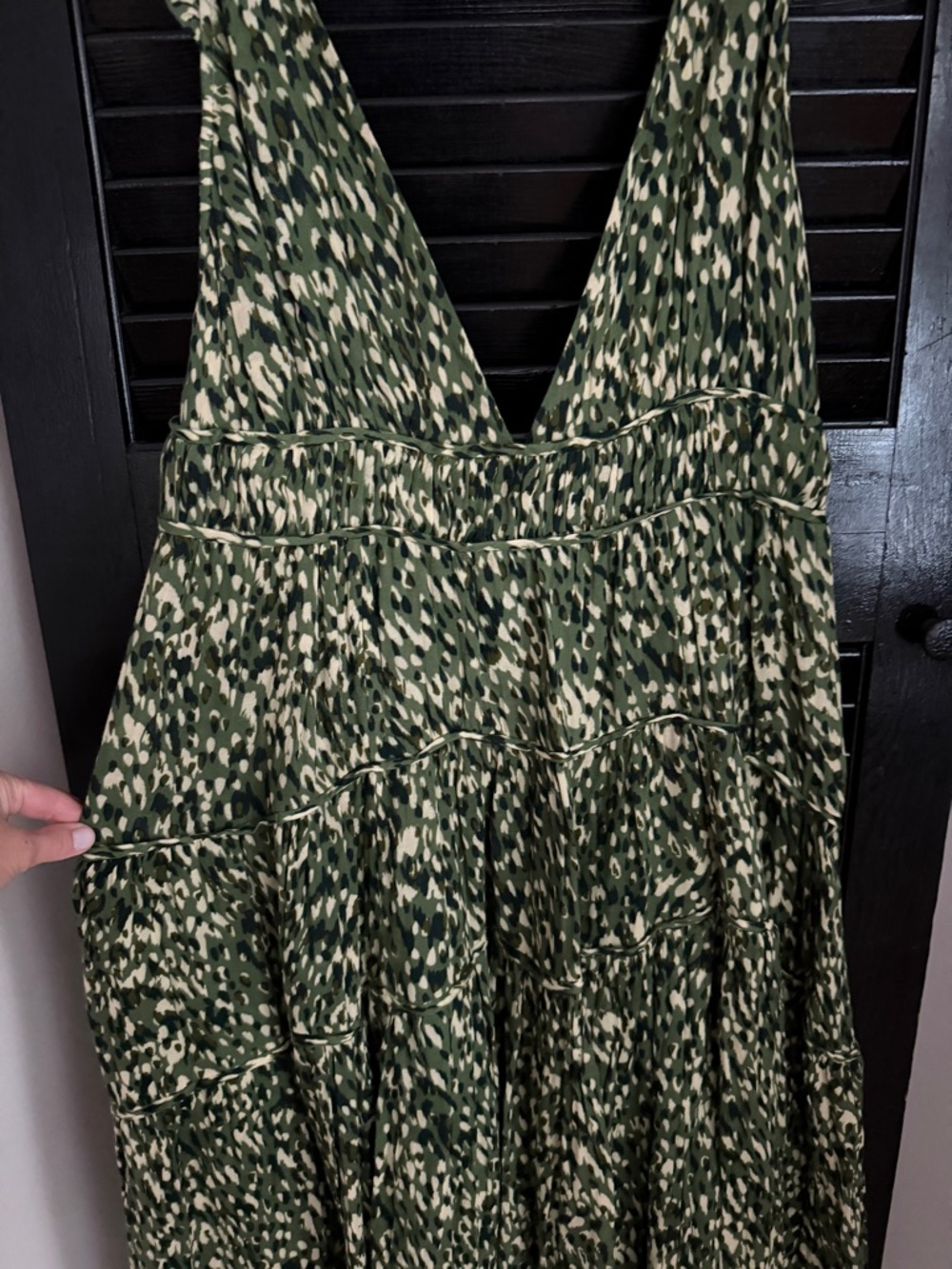 Anthropologie Celandine Sleevrless Plunge Midi Dress Size 1X - Picture 6 of 13
